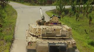 Abrams Main Battle Tank Maneuvers with Soldiers of Echo Company [upl. by Borlow973]