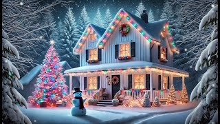 Snowed Over ❄️🎄Christmas Holiday Ambience  Classic Christmas Music [upl. by Derinna]