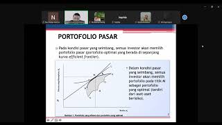 Zoom Meeting 2024  Capital Asset Pricing Model CAPM dan Arbitrage Pricing Theory APT [upl. by Adym]