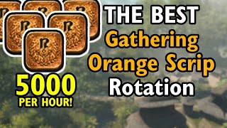 Best Orange Gathering Scrip rotation  FF14 Dawntrail [upl. by Aleibarg]