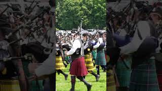 Bagpipe Band Marching bagpipes marchingband parade [upl. by Annoif]