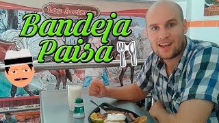 Francés probando la deliciosa Bandeja Paisa [upl. by Eelyr]