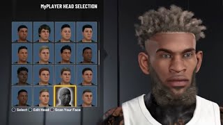 NEW COMPDRIPPY BIG FACE CREATION IN NBA 2K22 ☔️ THE MOST INTIMIDATING FACE CREATION IN THE GAME [upl. by Morganne]