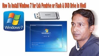 Installation Windows 7 with USB Drive [upl. by Auston]