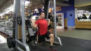 Smith Machine Single Leg Squat [upl. by Lenehc]