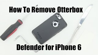 How to Remove The Otterbox Defender Series Case From The Apple iPhone 6 [upl. by Warfore706]