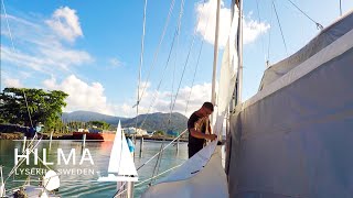 Daily life as a sailor at American Samoa and Samoa Ep 39 Hilma Sailing [upl. by Sucam976]