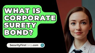 What Is Corporate Surety Bond  SecurityFirstCorpcom [upl. by Dyan184]