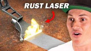 WE TEST 1 Rust Removal vs 50000 Rust Laser [upl. by Isied]