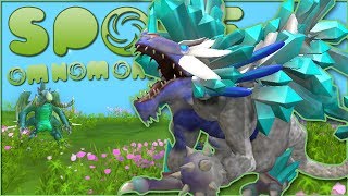 Dangers of the Epic DIAMOND Dragon ☄️ Spore OM NOM OMNIVORE  Episode 9 [upl. by Elawalo]