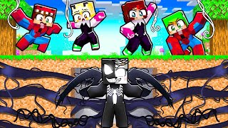 ¡CAZADORES vs VENOM en Minecraft 😱🔪 [upl. by Atiner]