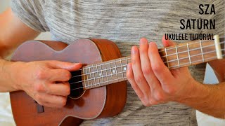 SZA  Saturn EASY Ukulele Tutorial With Chords  Lyrics [upl. by Michigan]