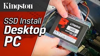 Installing a SSD in a Desktop PC [upl. by Novhaj621]