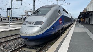 Gare d’Annemasse TGV Atlantique Bleu 283 [upl. by Oad]