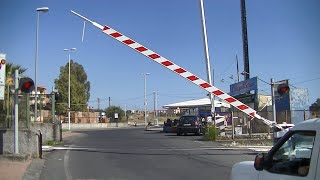 Spoorwegovergang Catania I  Railroad crossing  Passaggio a livello [upl. by Eldwen]