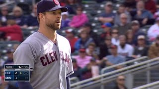 CLEMIN Kluber strikes out 14 in stellar outing [upl. by Erda156]