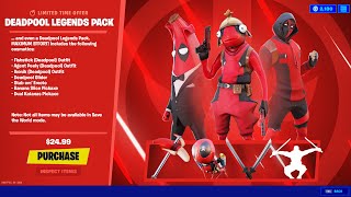 NEW DEADPOOL LEGENDS BUNDLE in Fortnite [upl. by Bedad558]