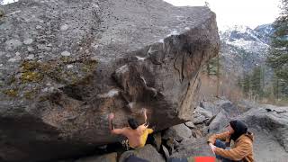 Kobe Tai V8  Leavenworth Bouldering [upl. by Hanway709]