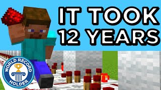 Breaking Minecrafts Oldest Redstone Record [upl. by Chilcote]