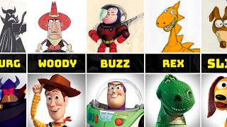 What Toy Story Characters Were Originally Supposed to Look Like [upl. by Marybelle]