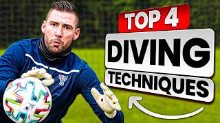 The 4 Diving Techniques Every Goalkeeper Must Know [upl. by Assirual]