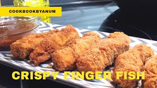 CRISPY FINGER FISH RECIPE  Best Winter Special Finger Fish Recipe  CookbookbyAnum [upl. by Lorinda]