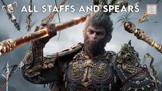 Staffs and Spears Guide  BLACK MYTH WUKONG [upl. by Bonnell]