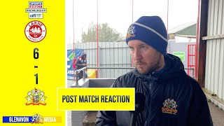 REACTION  Stephen McDonnell Post Match Interview  Larne 61 Glenavon  160324 [upl. by Nileuqay]