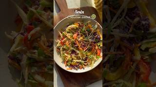 5 min Coleslaw salad recipe🥗 youtubeshorts food saladrecipe explore shortsbeta healthyrecipe [upl. by Refiffej]