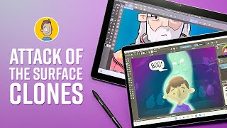 Surface Pro 9 VS Huion Kamvas Studio 16 [upl. by Maher]