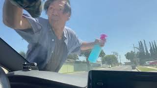 Homeless Windshield cleaner [upl. by Schmeltzer11]