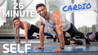 25 Minute Full Body Cardio Workout  No Equipment With WarmUp and CoolDown  SELF [upl. by Smail]