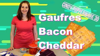 Tutoware Les Gaufres Salé au Bacon Cheddar [upl. by Assital]