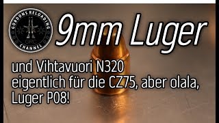 9mm HN SWC HS 125 und N320 Luger P08 [upl. by Mercorr]