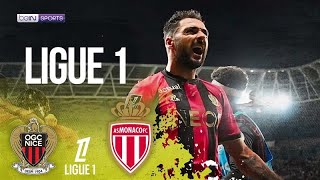 Nice vs AS Monaco  Ligue 1 HIGHLIGHTS  102724  beIN SPORTS USA [upl. by Anaeda]