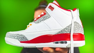 Jordan 3 quotCardinal Redquot Review  DHGate Shoes Review  Is DHGate a SCAM [upl. by Brandtr440]