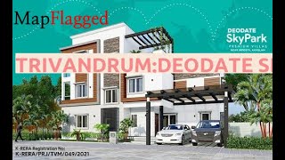 Trivandrum  Deodate Skypark by Deodate Environmental Homes at Kulathoor  MapFlagged [upl. by Ecilef7]