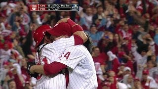 Halladay finishes off a nohitter in Game 1 of the 2010 NLDS [upl. by Aneeb]