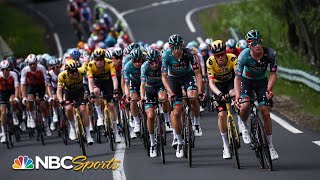 Critérium du Dauphiné 2023 HIGHLIGHTS Stage 1 finish  NBC Sports [upl. by Llewej]