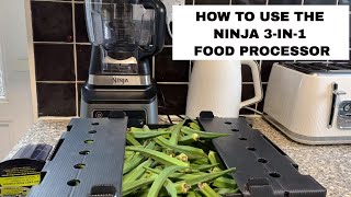 How to use the Ninja Food Processor to chop and blend Okras  Ninja 3in1 Food Processor [upl. by Nevuer264]