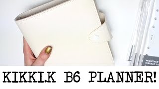 KikkiK B6 Planner First Look [upl. by Eanar]