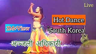 Model Anjali Adhikari dance show in south korea [upl. by Maze]