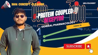 G Protein Coupled Receptors GPCR pharmacodynamics I gpat marathon class [upl. by Notled]