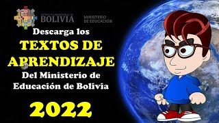 Como descargar los TEXTOS DE APRENDIZAJE gestión 2022 del Ministerio de Educación de Bolivia [upl. by Ingram]