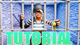 Escape Room Jail Solo Fortnite Tutorial [upl. by Nohsar]