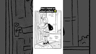 stupid skool vs after skool ☠️ school highschool comic goth emo y2k animation trans shorts [upl. by Annavaj]