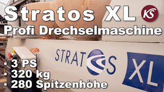 Drechselmaschine KS Stratos XL und Zubehör  Die Profi Drechselbank kurz vorgestellt [upl. by Margalo]