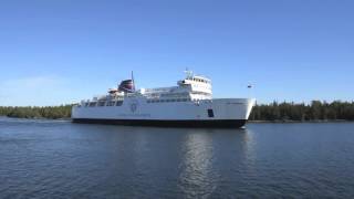 ferry between Manitoulin Island and Tobermory departing South Baymouth [upl. by Anhej]