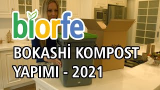 biorfe bokashi kompostu nasıl yapılır  bokashi composting  bokashi bran 2021 [upl. by Pufahl]