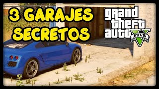 🔥 3 GARAJES SECRETOS en GTA V MODO HISTORIA  3 UBICACIONES SECRETAS de GTA V [upl. by Kleinstein]